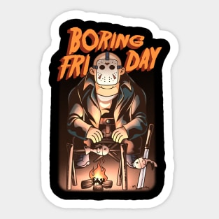 friday the 13th Sticker